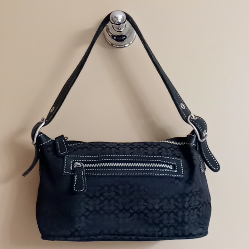 Small Black Coach purse